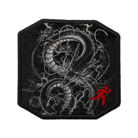Patch ricamata Patch Dragone Imperiale