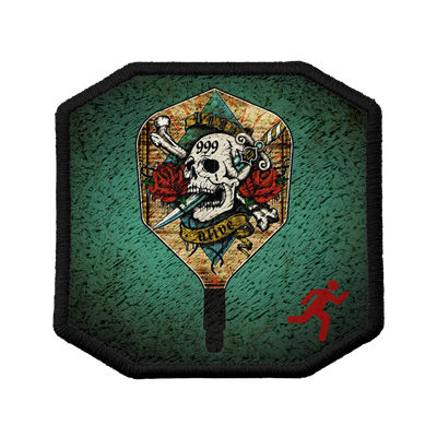 Patch ricamata Patch 999 Alive — velcro intercambiabile