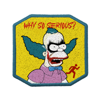 Patch ricamata Patch Why So Serious