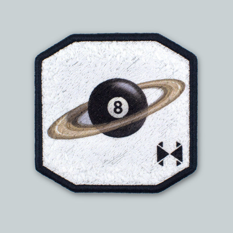 8 Ball Saturn White Patch