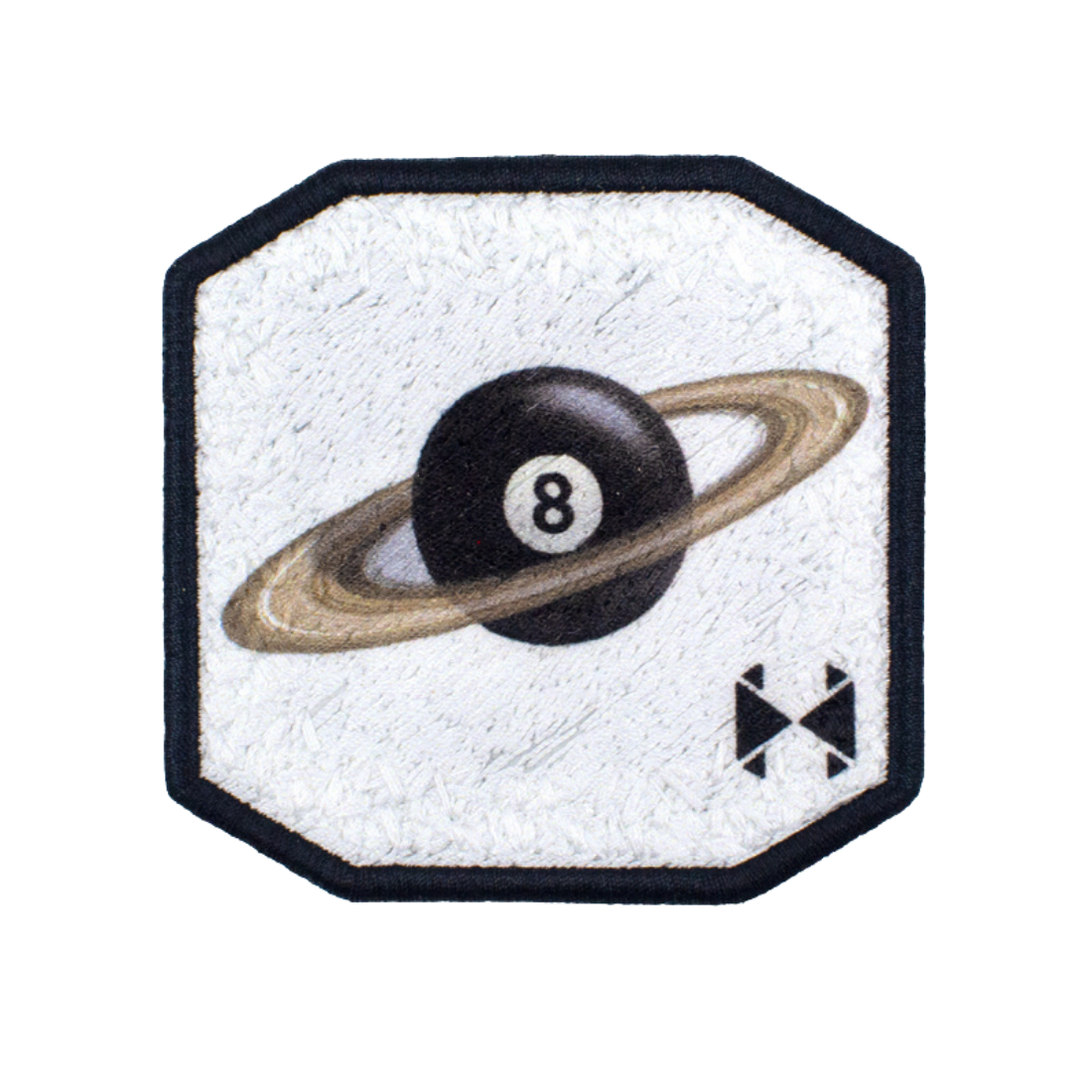 8 Ball Saturn White Patch