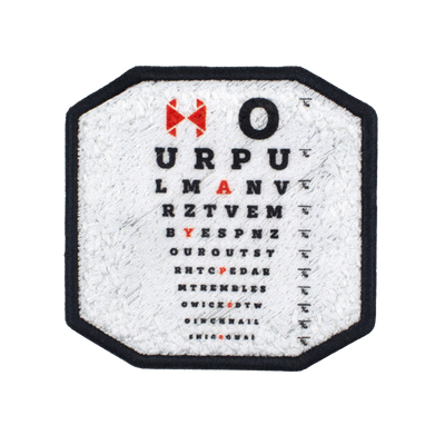Patch ricamata Patch Hayper Vision — velcro intercambiabile