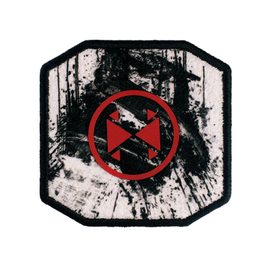 Patch ricamata Patch Hayper Hyde Grunge — velcro intercambiabile