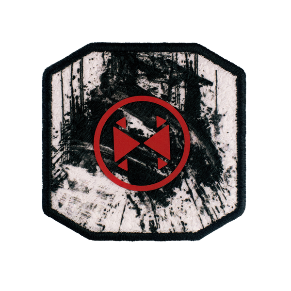 Patch ricamata Hayper Hyde Grunge Patch, sistema velcro intercambiabile