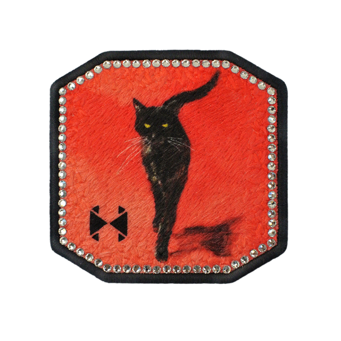 Patch Black Cat Swarovski