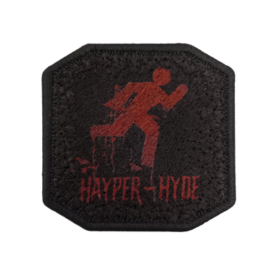 Patch ricamata Patch Hayper Hyde Bloody — velcro intercambiabile