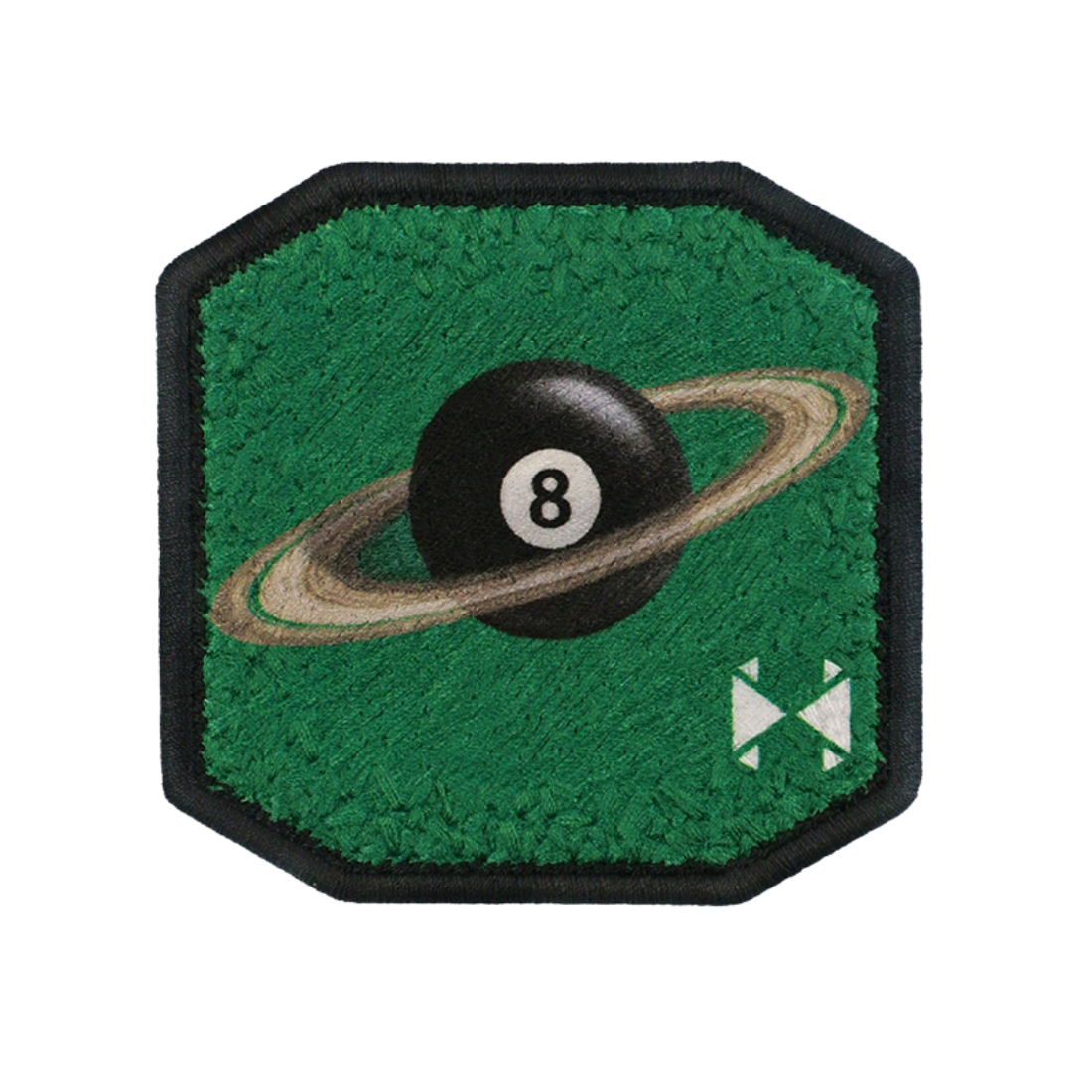 Patch 8 Ball Green Saturn