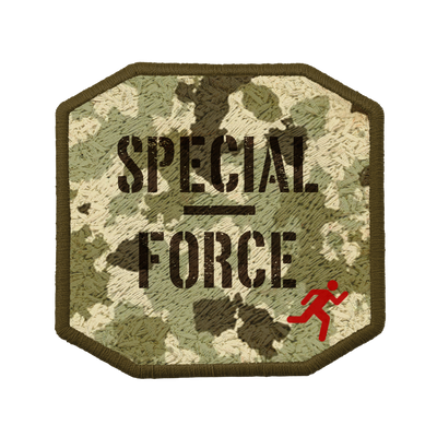Patch ricamata Patch Special Force — velcro intercambiabile
