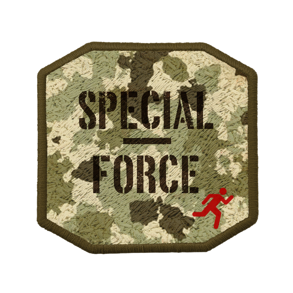 Patch ricamata Patch Special Force, sistema velcro intercambiabile