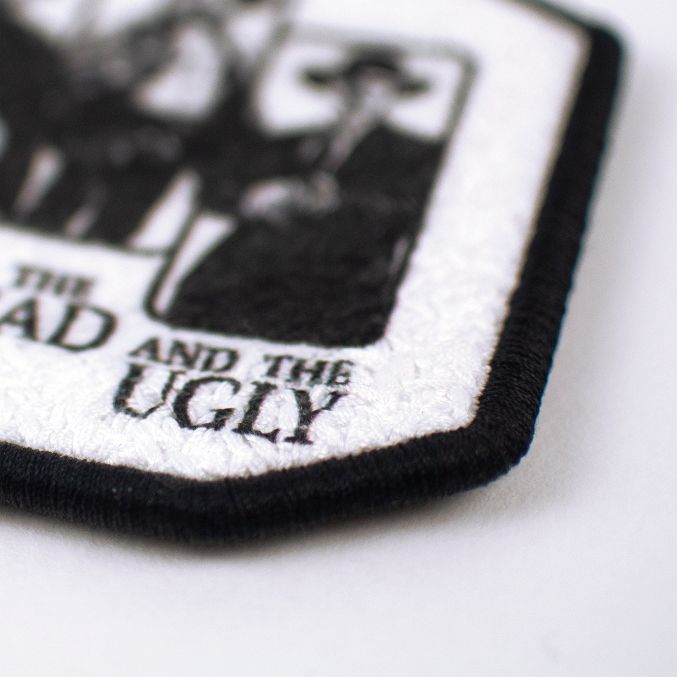 Patch Velcro BUONO BRUTTO CATTIVO Ricamata