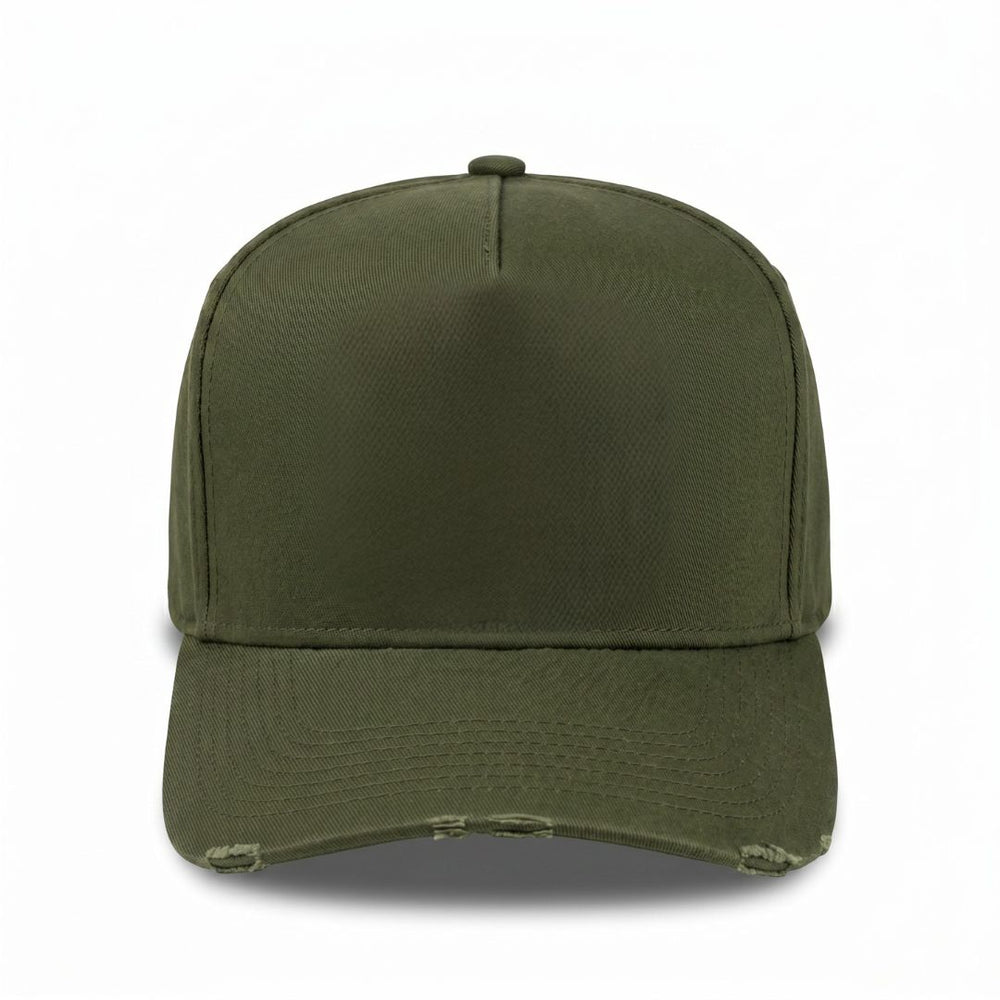Cappellino BASEBALL WASHED GREEN template con patch Patch Killer Bunny applicata tramite velcro