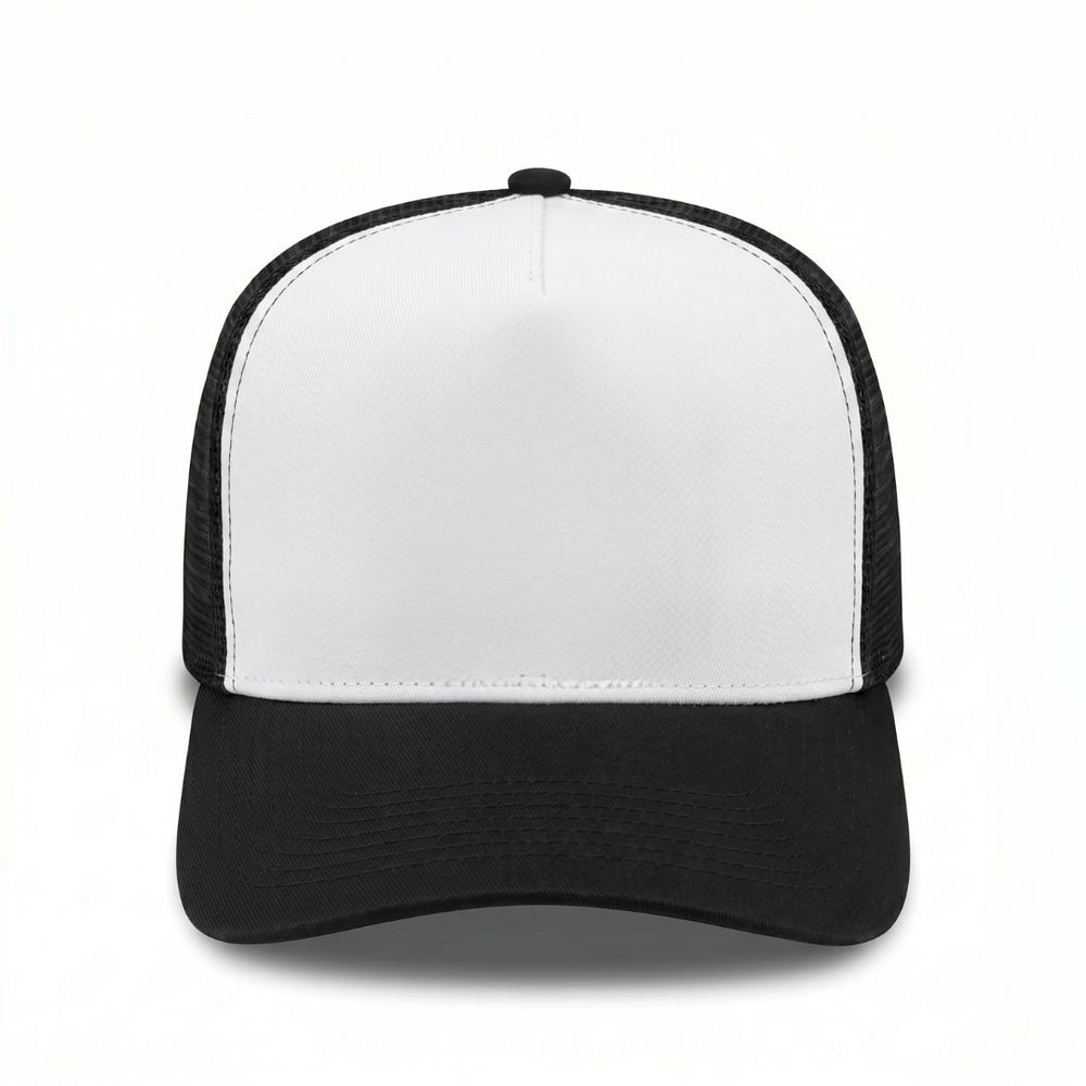 Cappellino TRUCKER BLACK-WHITE template con patch Patch Killer Bunny applicata tramite velcro