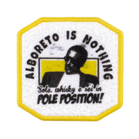 Patch ricamata Patch Velcro ALBORETO Ricamata