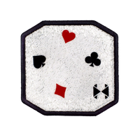 Patch ricamata Patch Card Suits