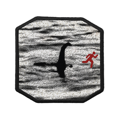 Patch ricamata Patch Loch Ness — velcro intercambiabile
