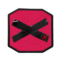 Patch ricamata Patch X Fuxia