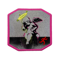 Patch ricamata Patch Angioletto Ubriaco