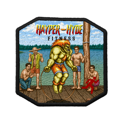 Patch ricamata Patch Blanka Hayper-Hyde Fitness — velcro intercambiabile