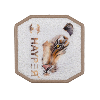 Patch ricamata Patch Hayper Tiger — velcro intercambiabile