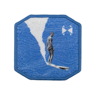 Patch ricamata Patch Hayper Surfer Blue