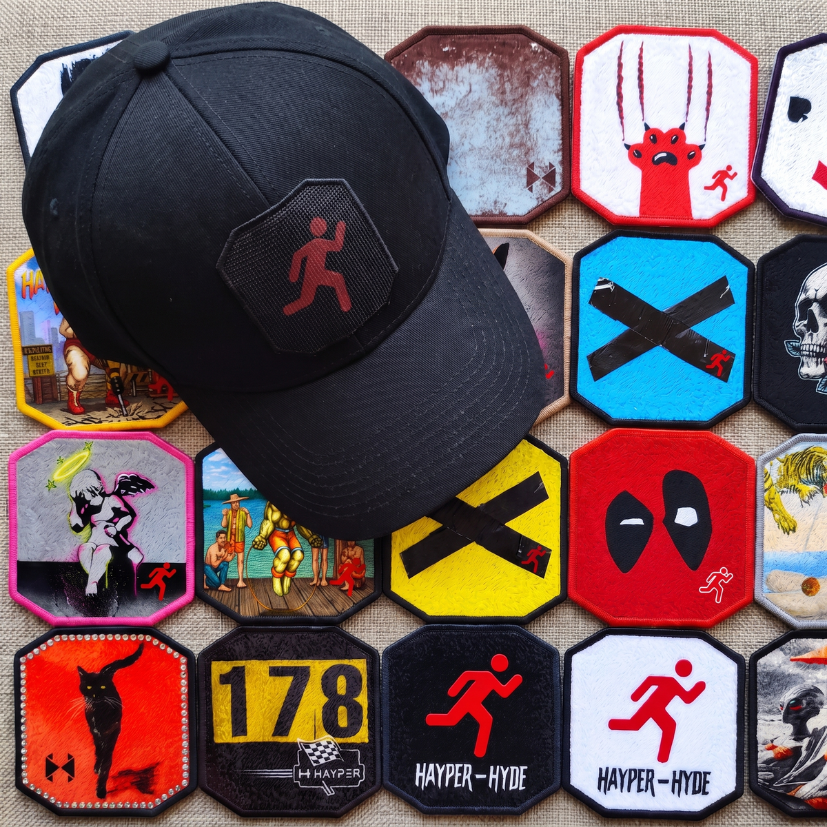 cappellino e patch Hayper Hyde