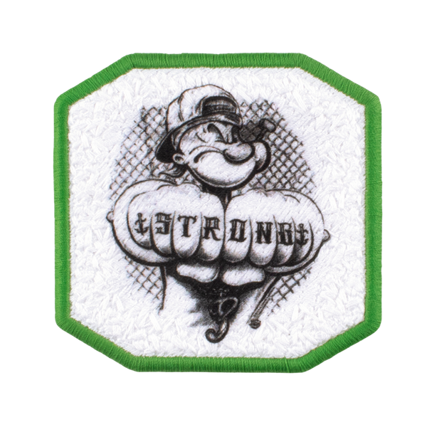 Patch ricamata Patch Velcro POPEYE Ricamata, sistema velcro intercambiabile