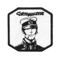 Patch ricamata Patch Velcro CORTO MALTESE Ricamata