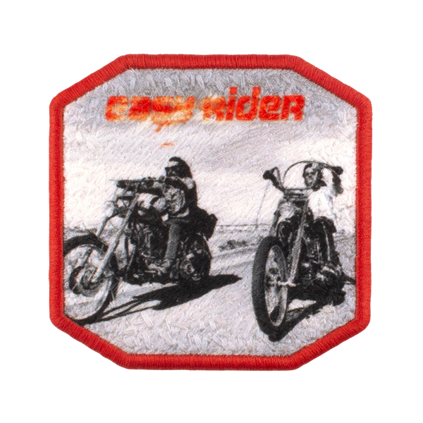 Patch ricamata Patch Velcro EASY RIDER Ricamata, sistema velcro intercambiabile