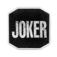 Patch ricamata Patch Velcro JOCKER Ricamata