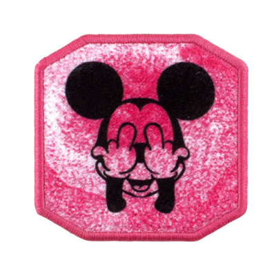 Patch ricamata Patch Velcro MICKEY MOUSE Ricamata — velcro intercambiabile